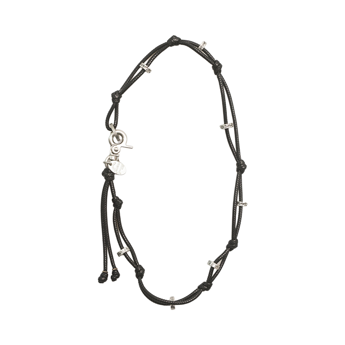 토우토우아카이브 스타피쉬 팬던트 목걸이 실버 버니시(TOWTOW.ARCHIVE Monda Metal Cord Necklace-Black)