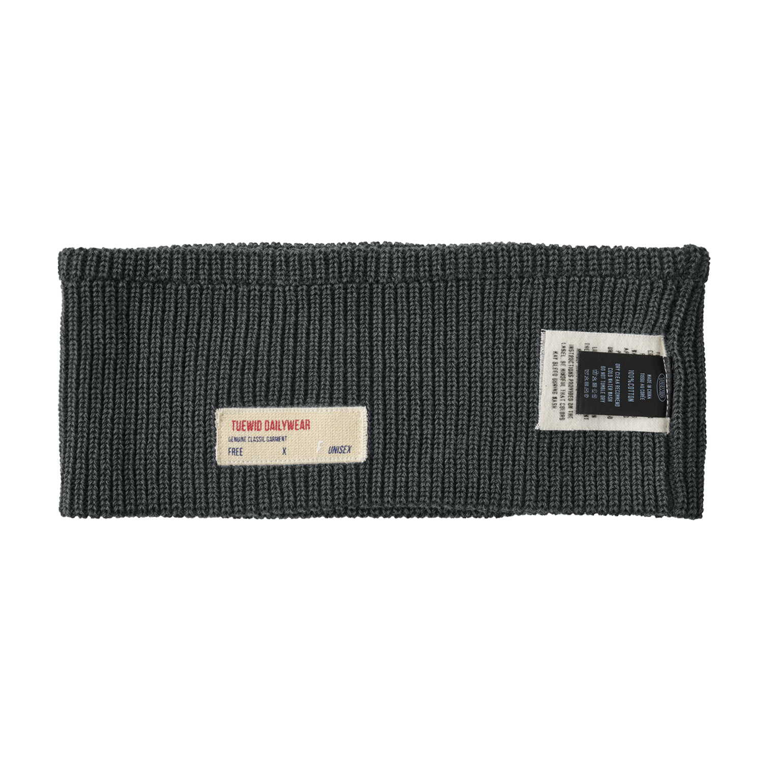 투위드 트쉬스트 코튼니트 헤드밴드 멜란지(Tuewid High-Twist Washed Cotton Knit Headband Melange) - 4