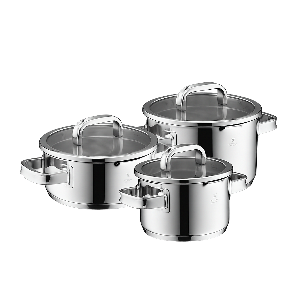 WMF 펑션 4 어드밴스드 3종세트(16H,20L,20H)(WMF Function 4 Advanced 3‑Piece Set (16cm High Pot + 20cm Low Pot + 20cm High Pot)) - 1