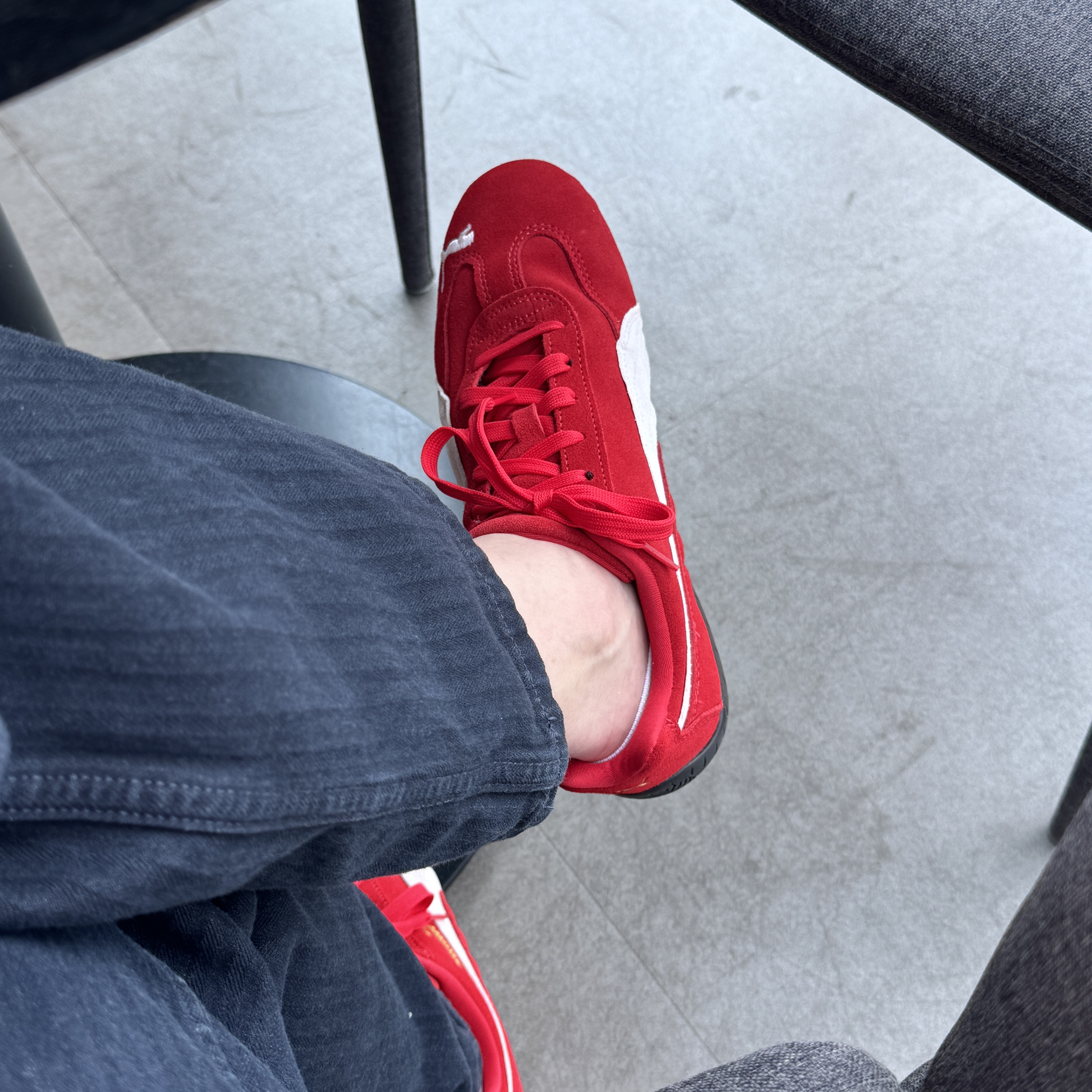 Puma Speedcat OG Red White 착용 스타일