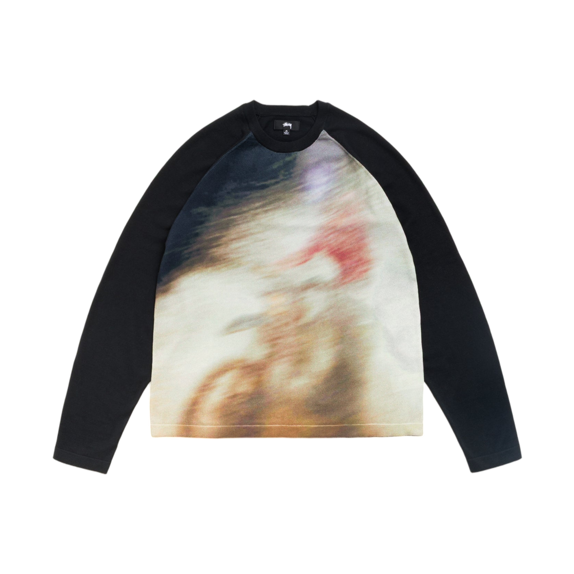 117318 Stussy Splash Sweater Black