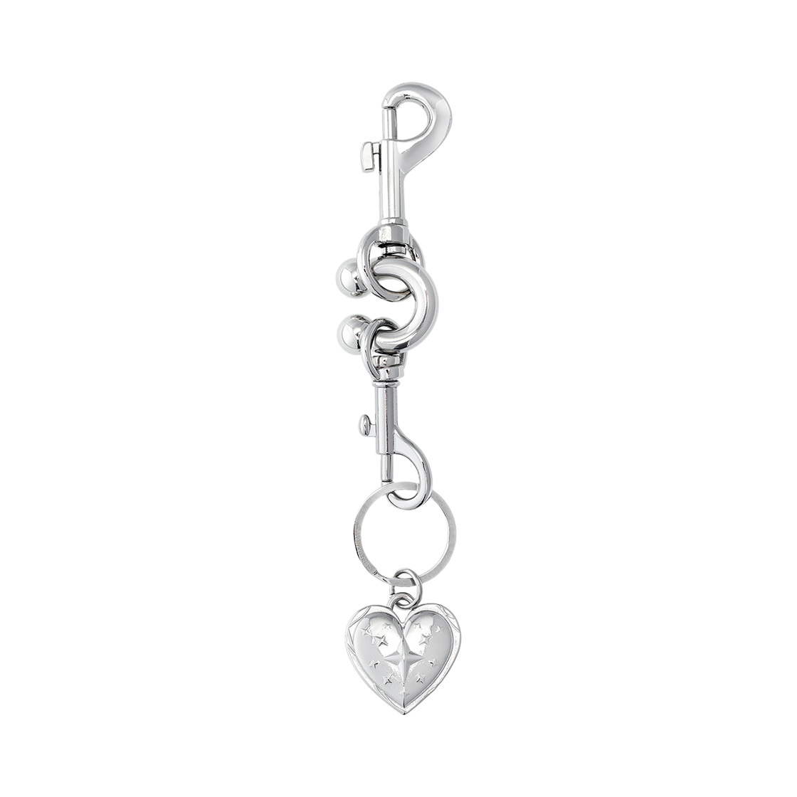 NO721S Sentiments No.721 Key Ring Silver