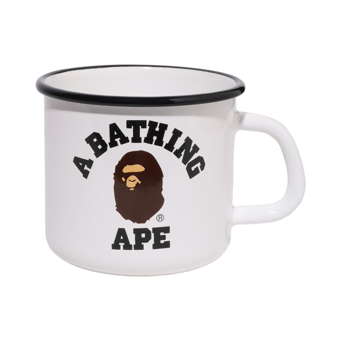 베이프 에나멜 머그 화이트(BAPE Enamel Mug White)