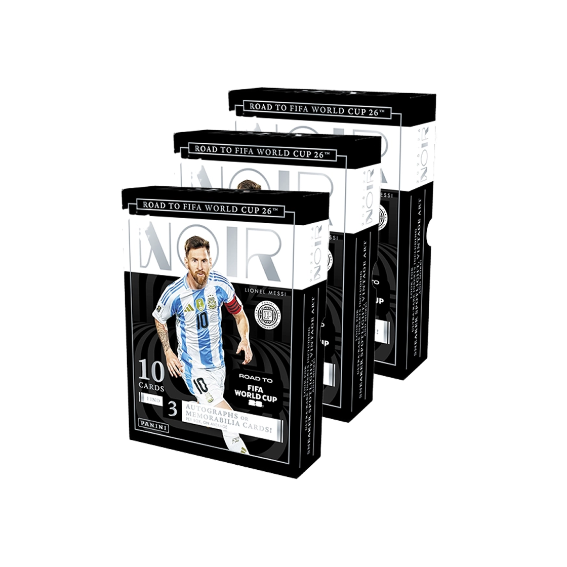 2025-26 파니니 느와르 로드 투 FIFA 월드컵 26 사커 하비 인터내셔널 케이스(2025-26 Panini Noir Road to FIFA World Cup 26 Soccer Hobby International Case)