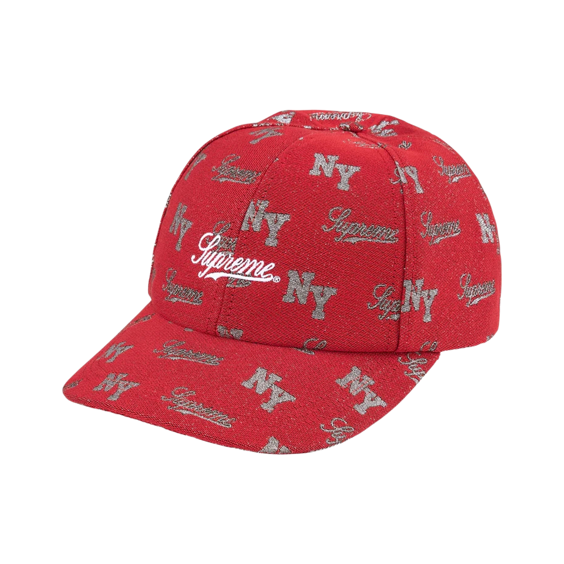 - Supreme Monogram 6-Panel Red - 26SS