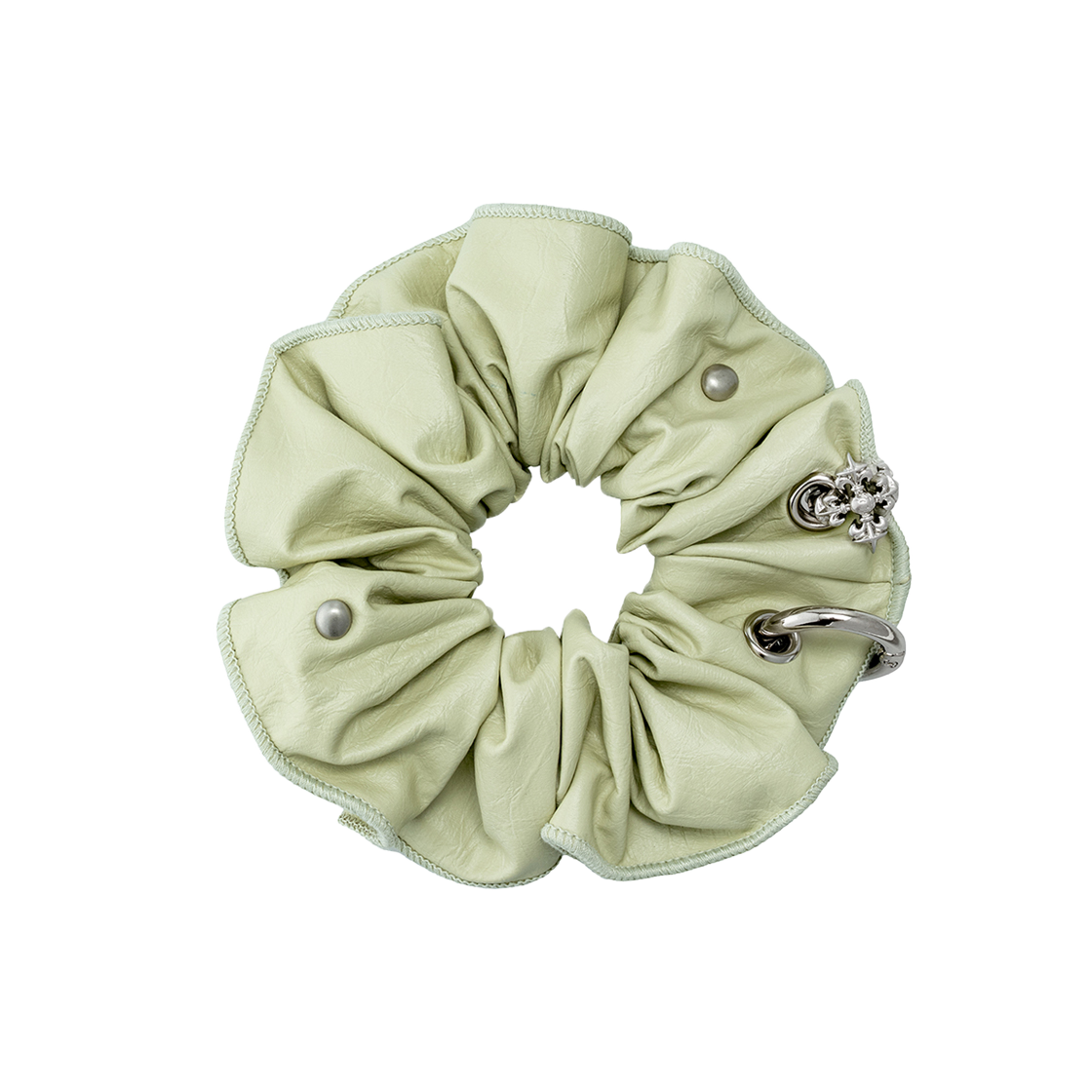 센티멍 넘버 715 스몰 스크런치 그린(Sentiments No.715 Small Scrunchy Green)