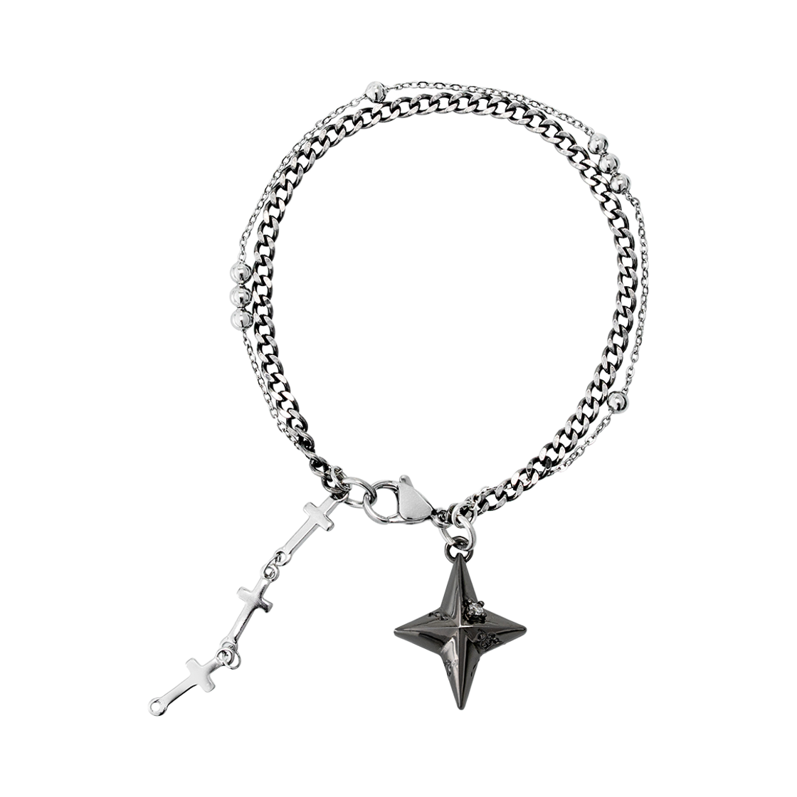 NO708B Sentiments No.708 Bracelet Black