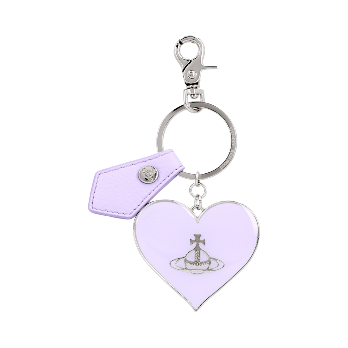 8203011WU-OM0014-J402 / 8203011WW-OM0014-J402 Vivienne Westwood Mirror Heart Orb Keyring Violet