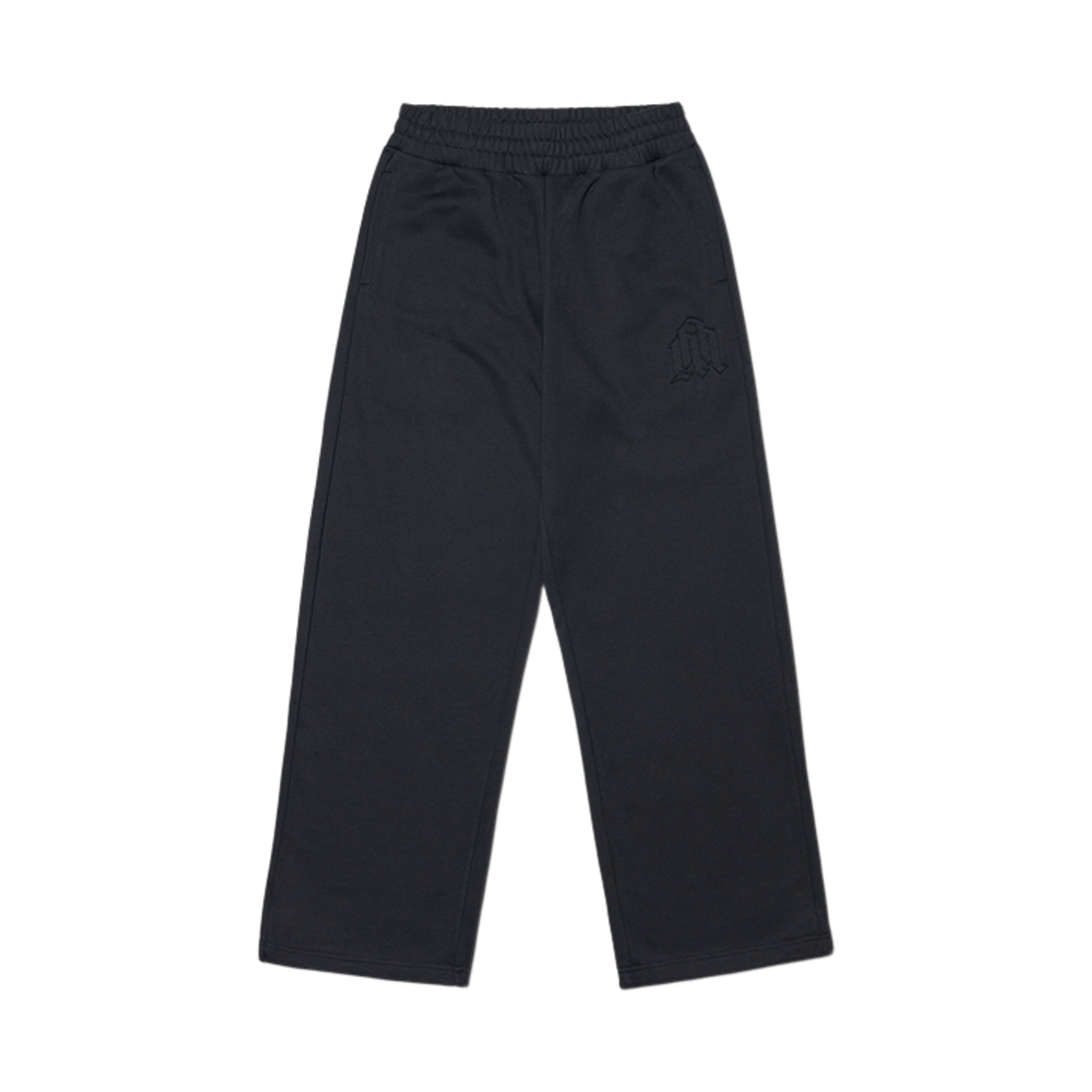 NMWF52TP05BLK NOMANUAL Overlay Logo Sweatpants Black