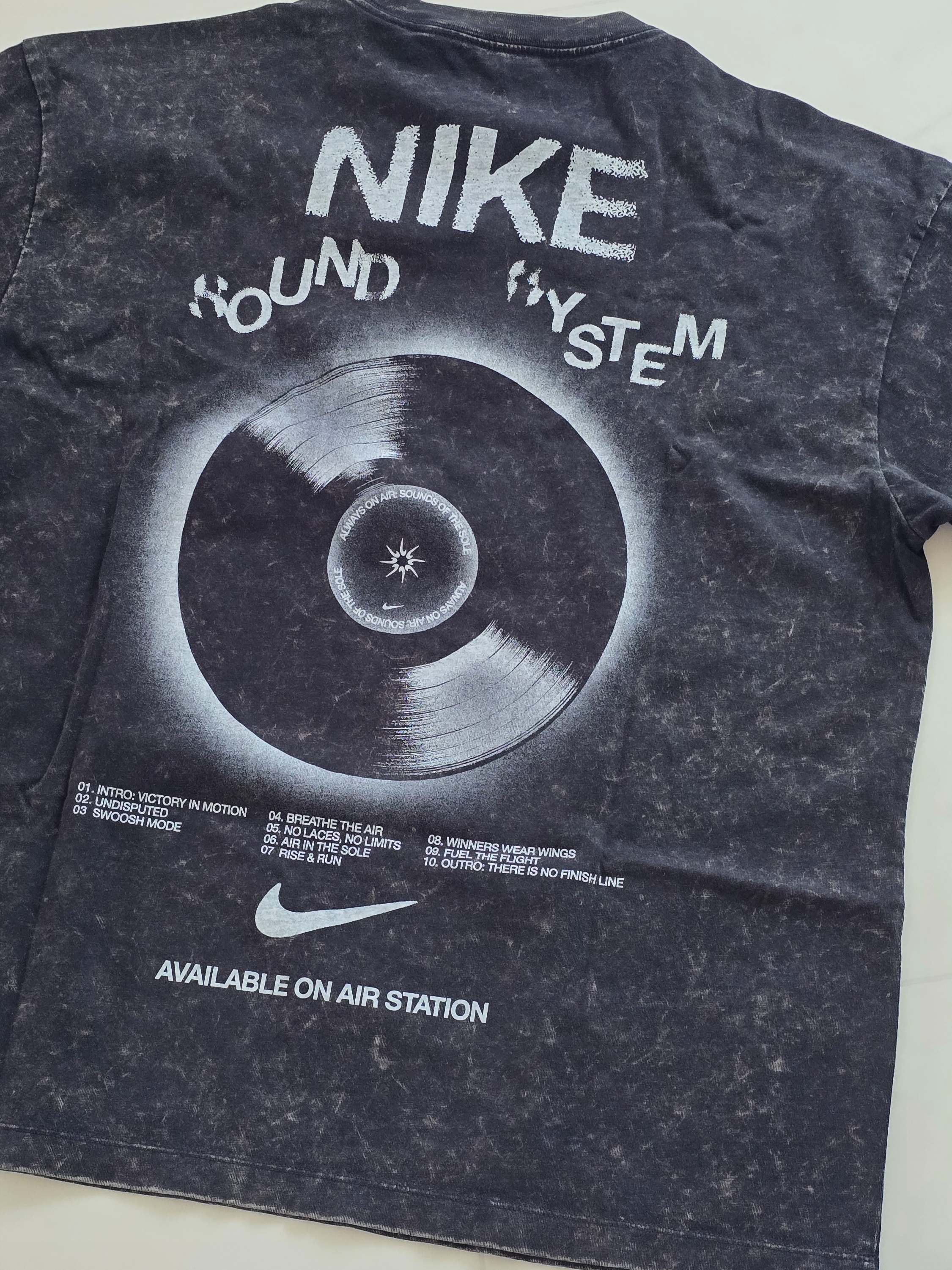 (W) Nike NSW Classic Oversized T-Shirt Black - Asia 착용 스타일 - 1