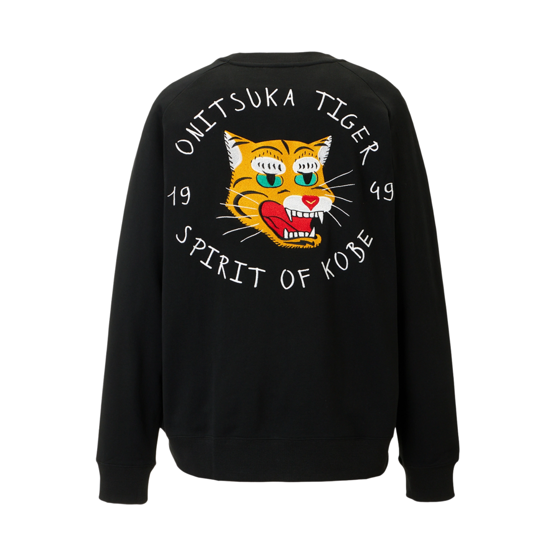 2183B182-001 Onitsuka Tiger Sweat Top Black