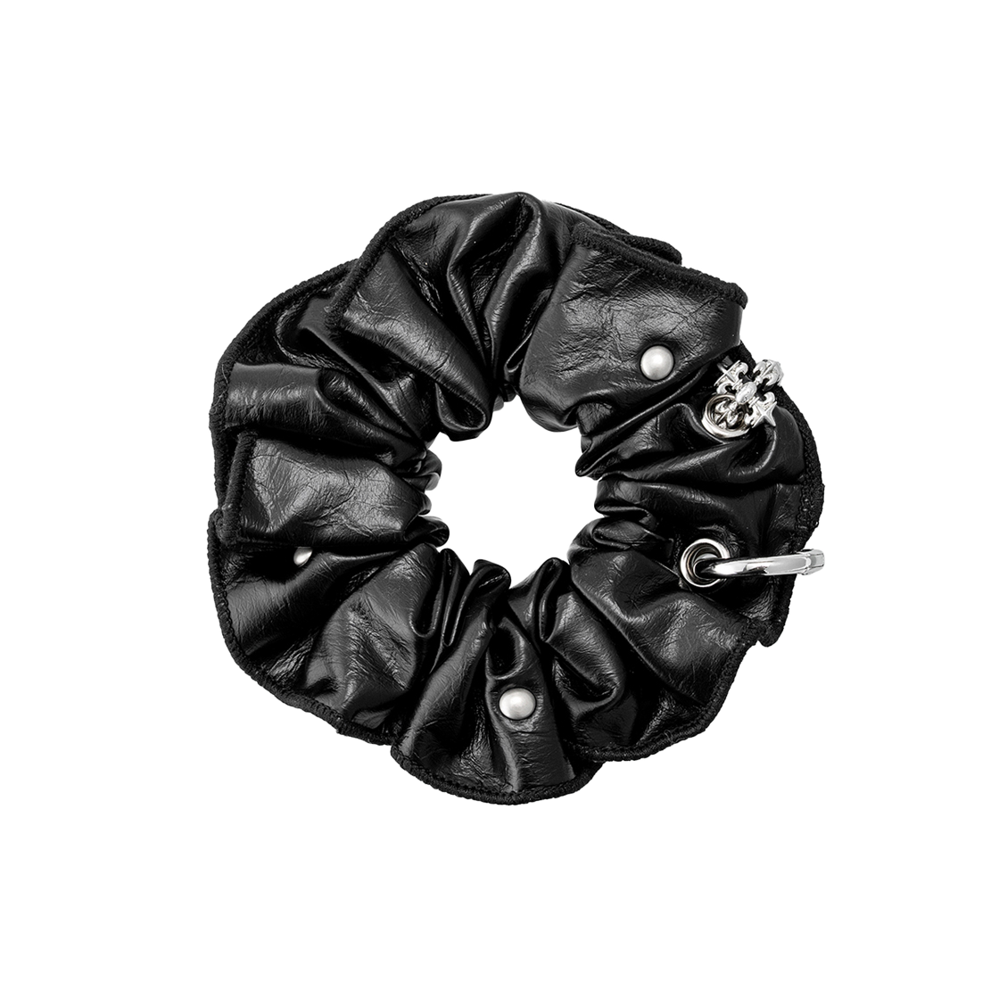 센티멍 넘버 715 스몰 스크런치 블랙(Sentiments No.715 Small Scrunchy Black)