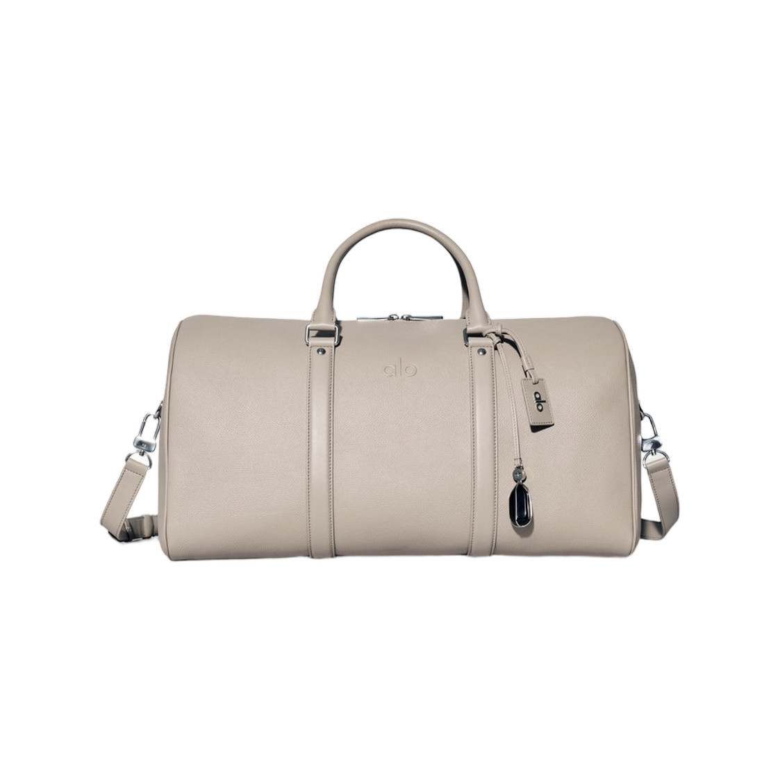 알로 요가 보이지 더플 그래블 레더(Alo Yoga Voyage Duffle Gravel Leather)