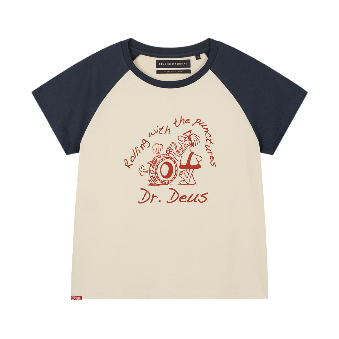 - (W) Deus Ex Machina Anyway Raglan T-Shirt Ivory