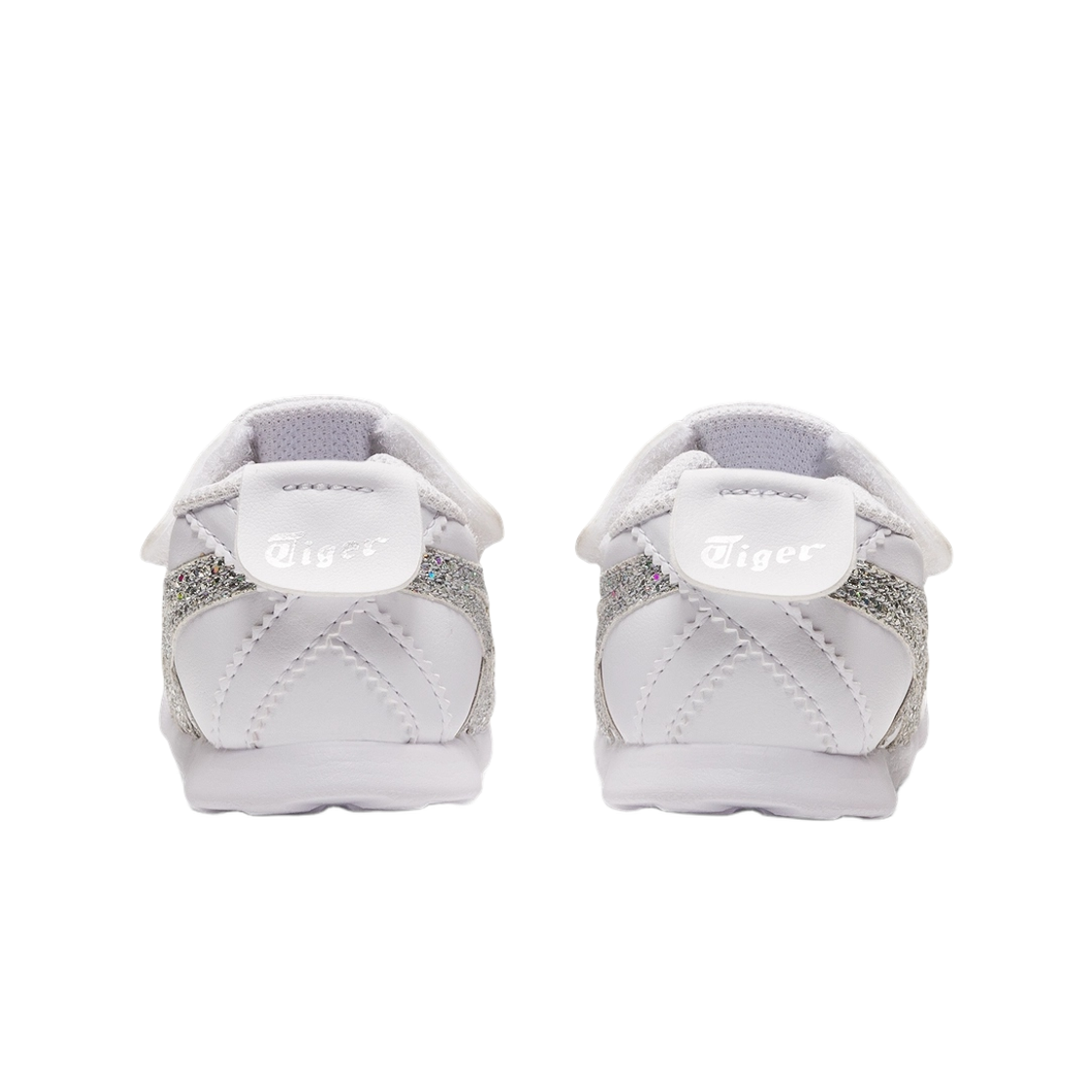 (키즈) 오니츠카 타이거 멕시코 66 TS 화이트 퓨어 실버((Kids) Onitsuka Tiger Mexico 66 TS White Pure Silver) - 3