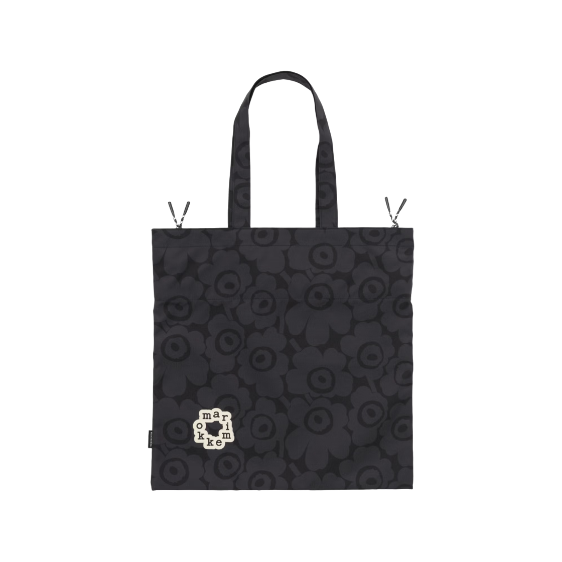 마리메꼬 멧카 미니 우니꼬 키오스키 숄더백 다크 그레이 블랙(Marimekko Metka Mini Unikko Kioski Shoulder Bag Dark Grey Black) - 1