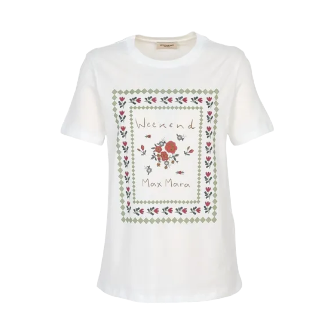 (W) 위켄드 막스마라 에디손 티셔츠 화이트((W) Weekend Max Mara Edison T-Shirt White)