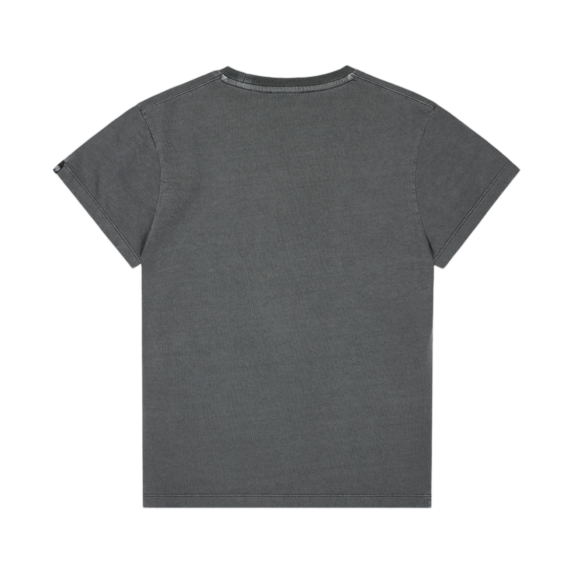 (W) 데우스 엑스 마키나 다이드 딥 하트 티셔츠 차콜((W) Deus Ex Machina Dyed Deep Heart T-Shirt Charcoal) - 2