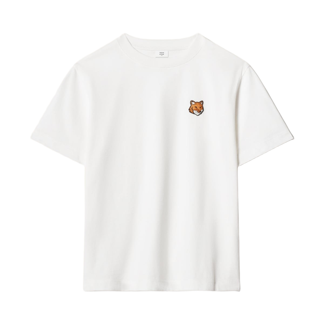 MQUJT00KJBIT2-P100 (Kids) Maison Kitsune Fox Head T-Shirt White