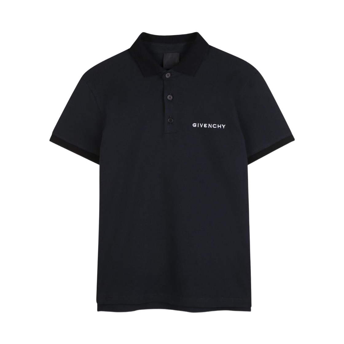 (키즈) 지방시 로고 폴로 셔츠 블랙((Kids) Givenchy Logo Polo Shirt Black)