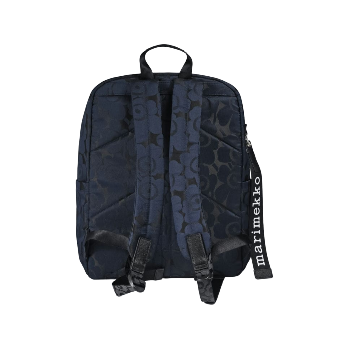 마리메꼬 집 탑 백팩 우니꼬 블루 다크 블루(Marimekko Zip Top Backpack Unikko Blue Dark Blue) - 2
