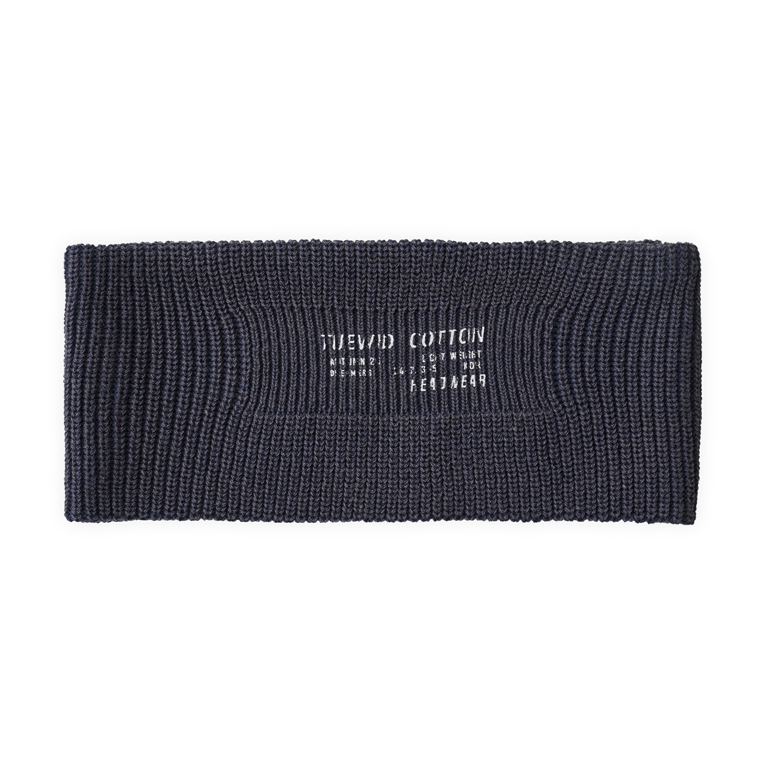 투위드 트쉬스트 코튼니트 헤드밴드 인디고(Tuewid High-Twist Washed Cotton Knit Headband Indigo) - 1