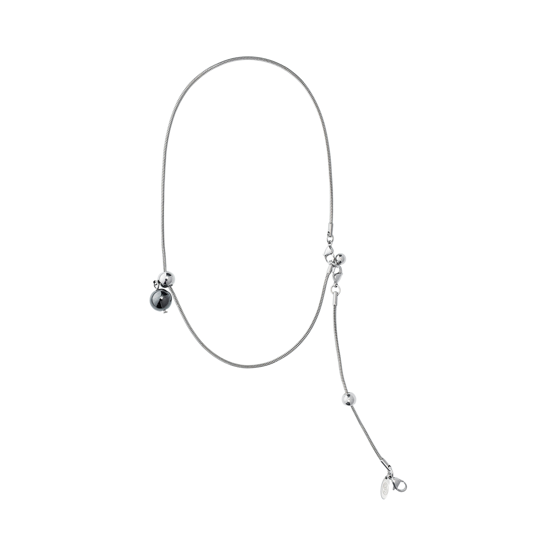 센티멍 넘버 733 네크리스 블랙펄(Sentiments No.733 Necklace Black Pearl)