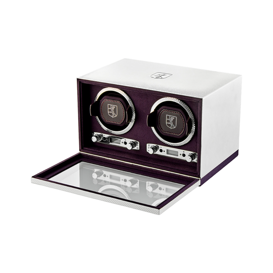 울프 1834 실버 더블 워치 와인더 실버(Wolf 1834 Silver Double Watch Winder Silver) - 2