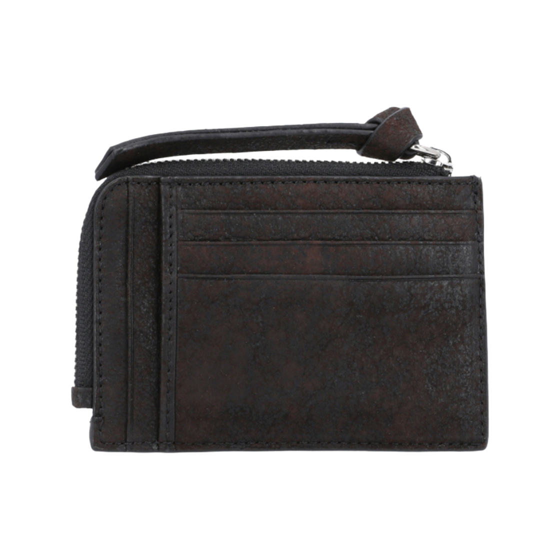 비비안 웨스트우드 빈티지 레더 지퍼 카드 홀더 다크 브라운(Vivienne Westwood Vintage Leather Zipper Card Holder Dark Brown) - 2