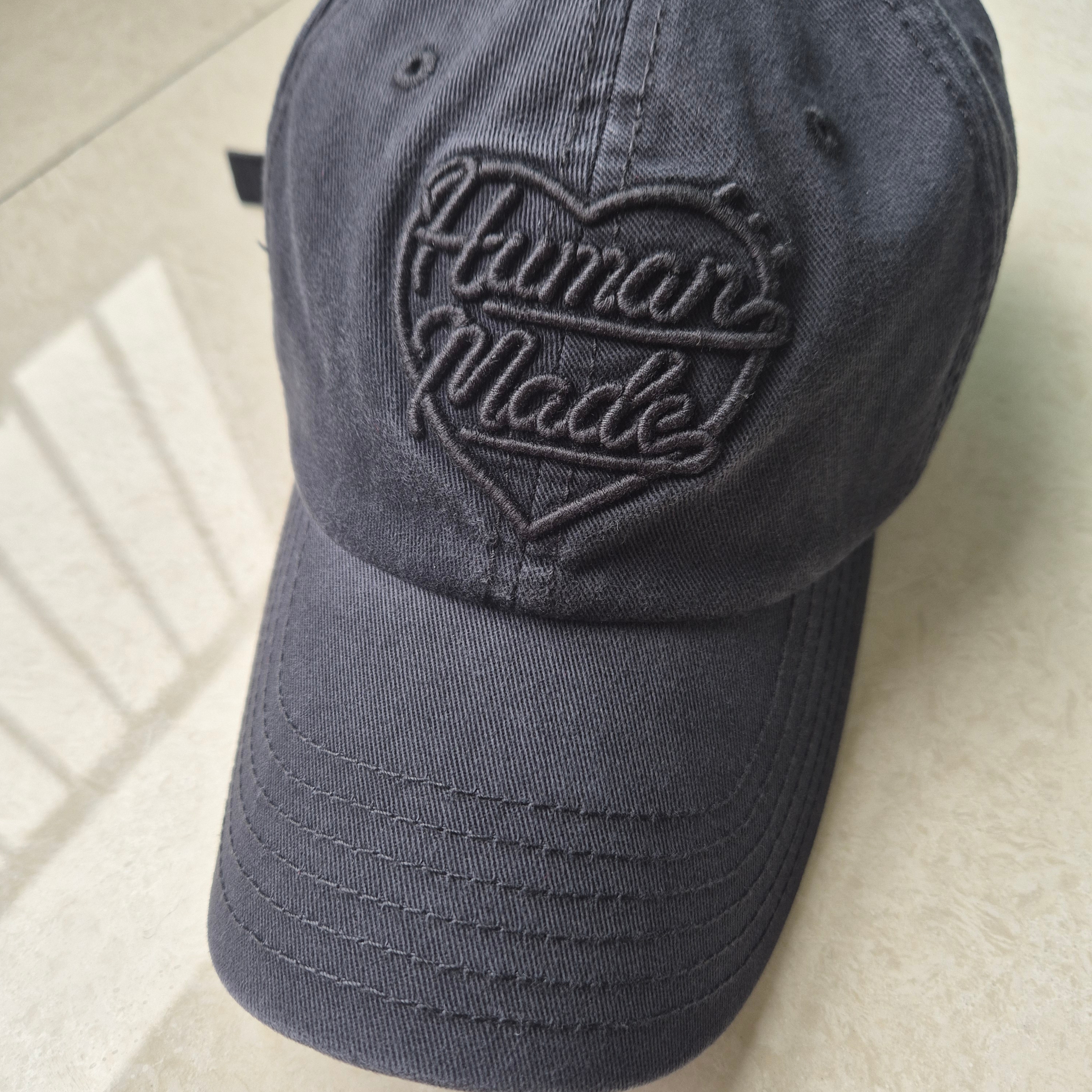Human Made 6 Panel Twill Cap Black 착용 스타일 - 1