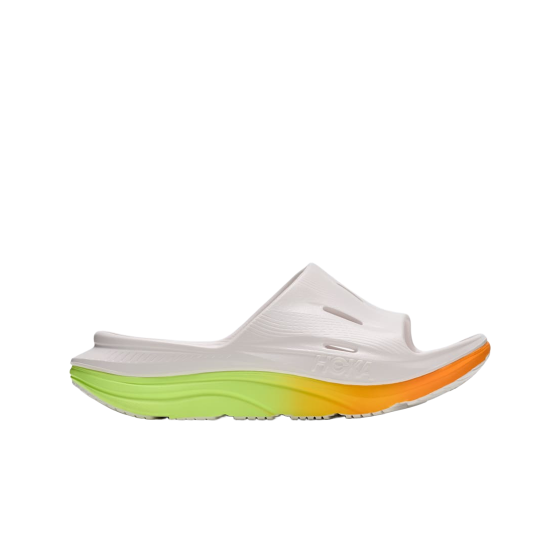 1135061-WTNN Hoka Ora Recovery Slide 3 White Neon Yuzu