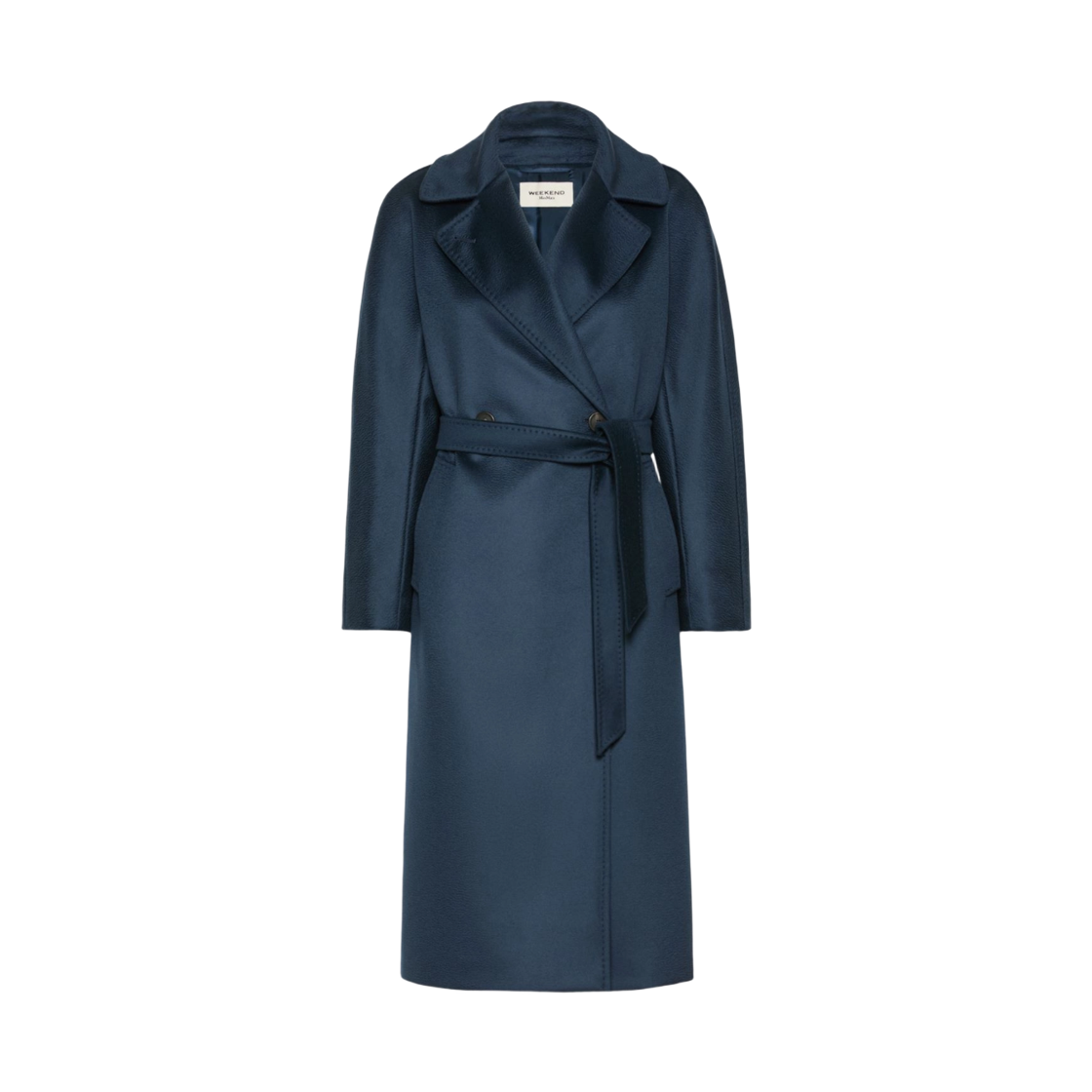 (W) 위켄드 막스마라 레지나 더블 브레스티드 울 코트 울트라마린((W) Weekend Max Mara Resina Double Breasted Wool Coat Ultramarine)