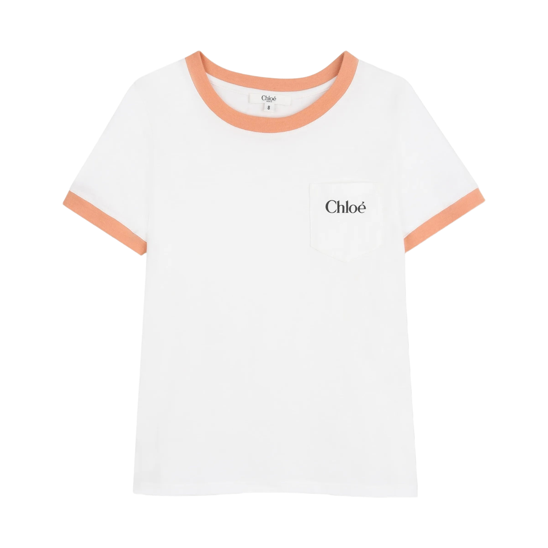 C20860-117 (Kids) Chloe Logo T-Shirt White