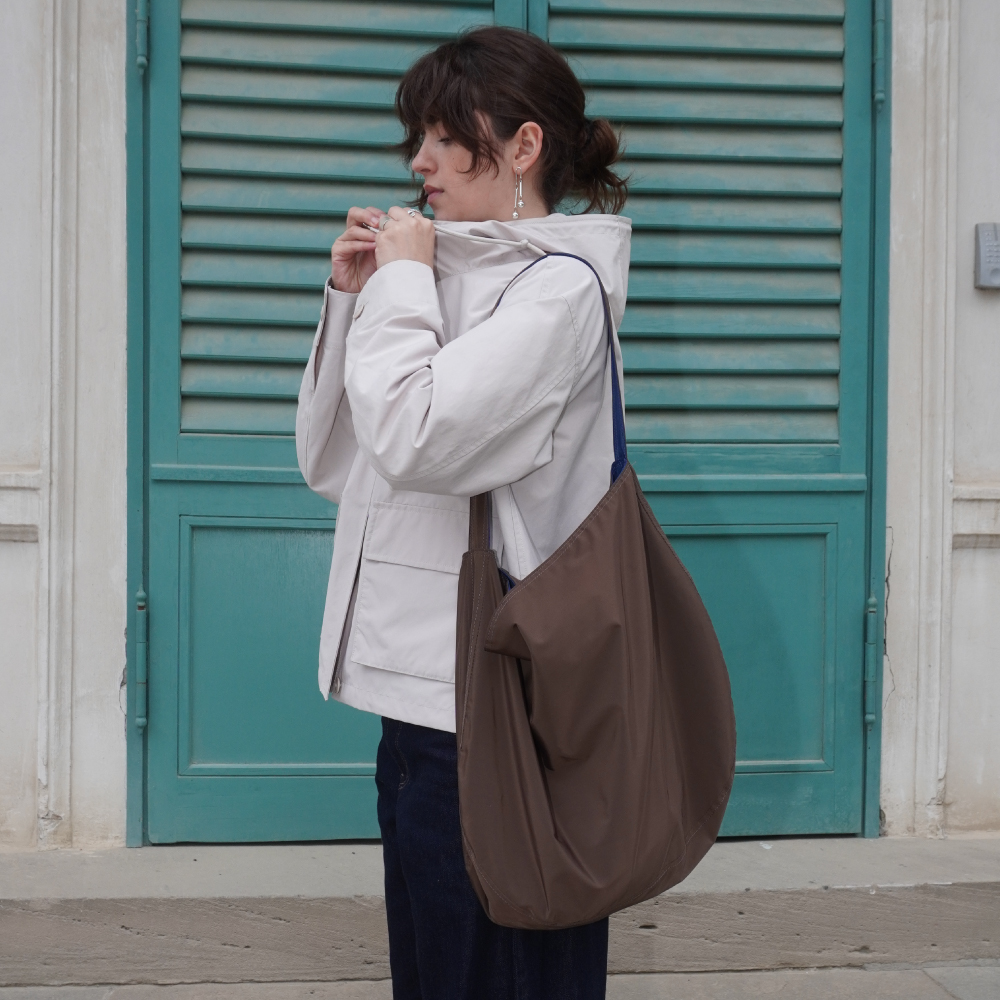 하아카이브 리버서블 숄더백 브라운/ 블루(Hah Archive Reversible Shoulder Bag Brown / Blue) - 3
