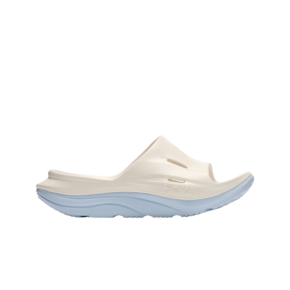 1135061-ARMB Hoka Ora Recovery Slide 3 Alabaster Ambient Blue