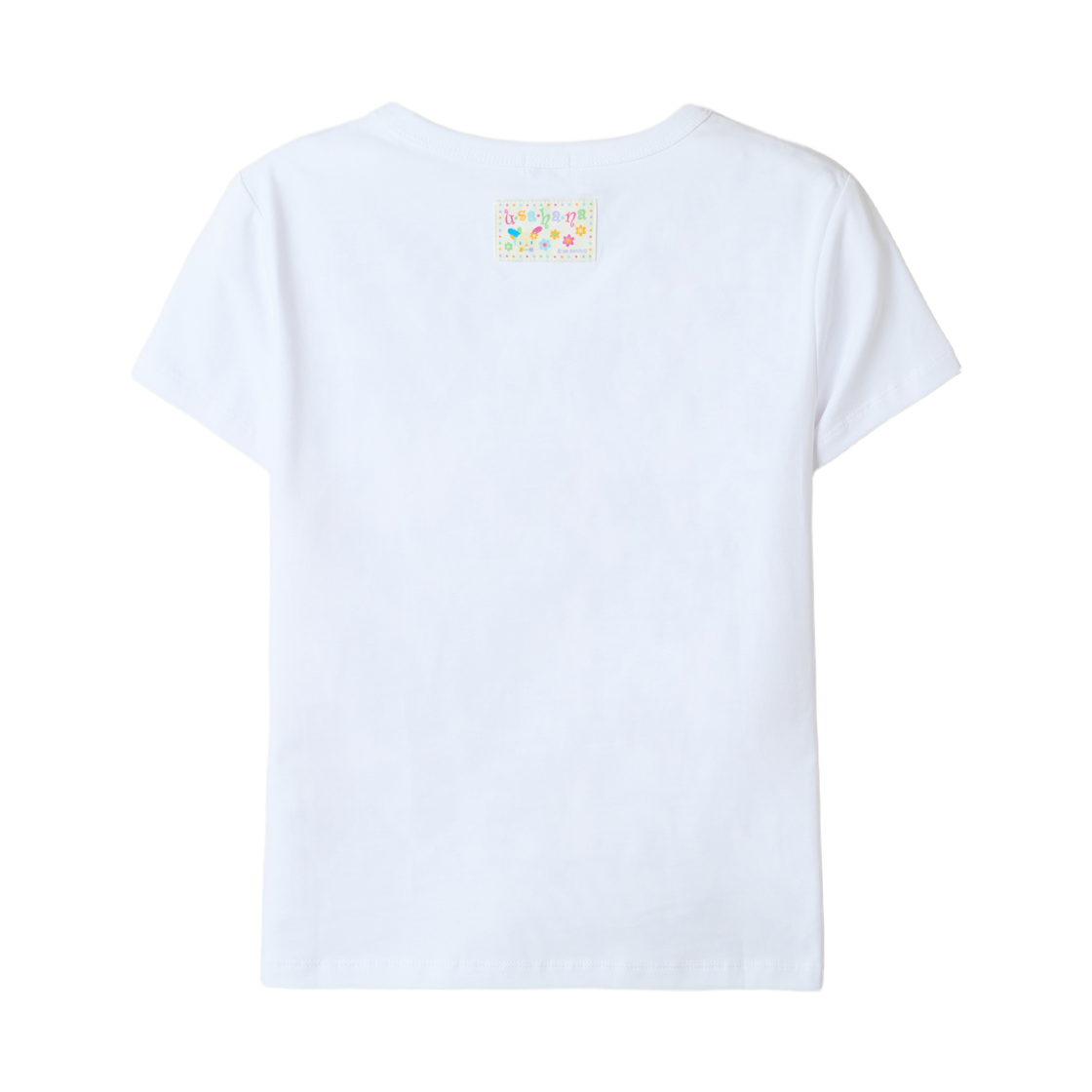 스파오 x 산리오 캐릭터즈 우사하나 슬림핏 반팔 티셔츠 화이트(Spao x Sanrio Characters Usahana Slim Fit Short Sleeve T-Shirt White) - 2