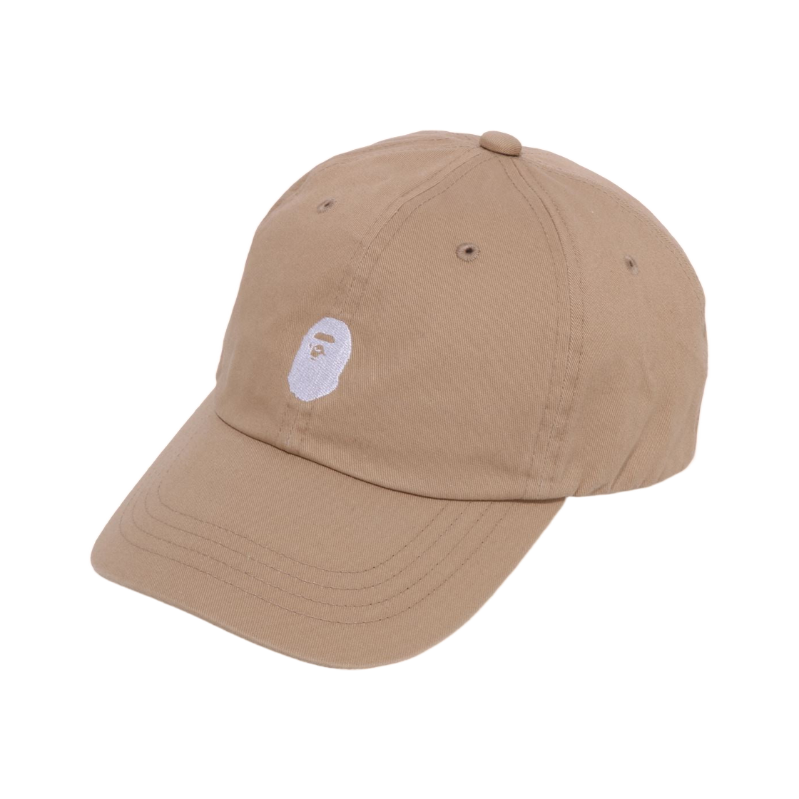 - BAPE Ape Head One Point Panel Cap Beige