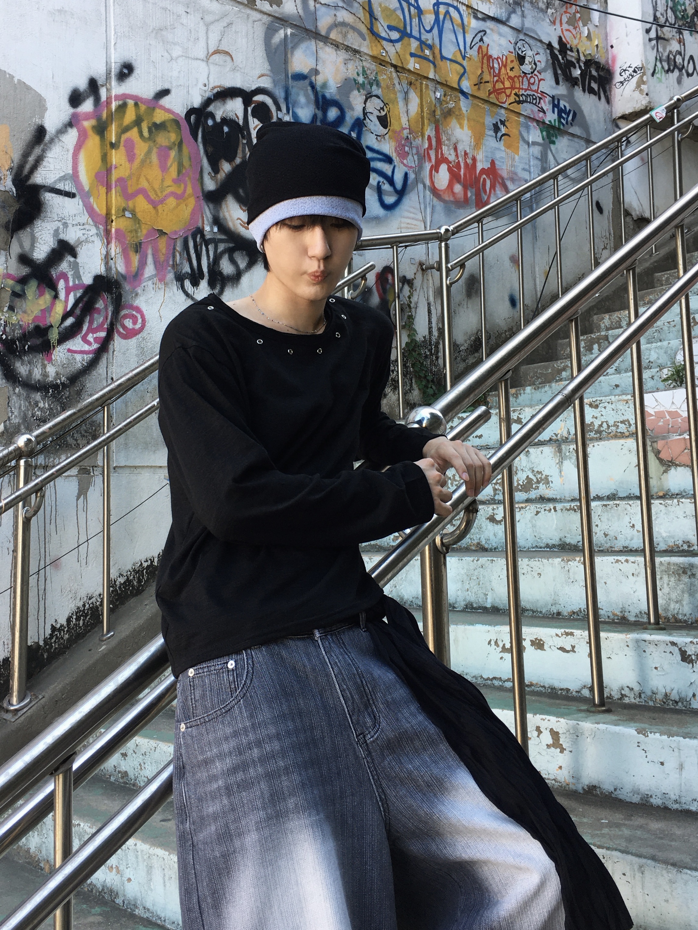 On Running x Post Archive Faction (Paf) Cloudmonster 2 Thorn Brown 착용 스타일 - 2
