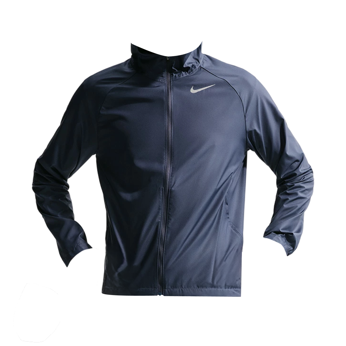 BV4871-437 Nike NSW Dri-Fit Essential Running Jacket Thunder Blue Reflective Silver - Asia