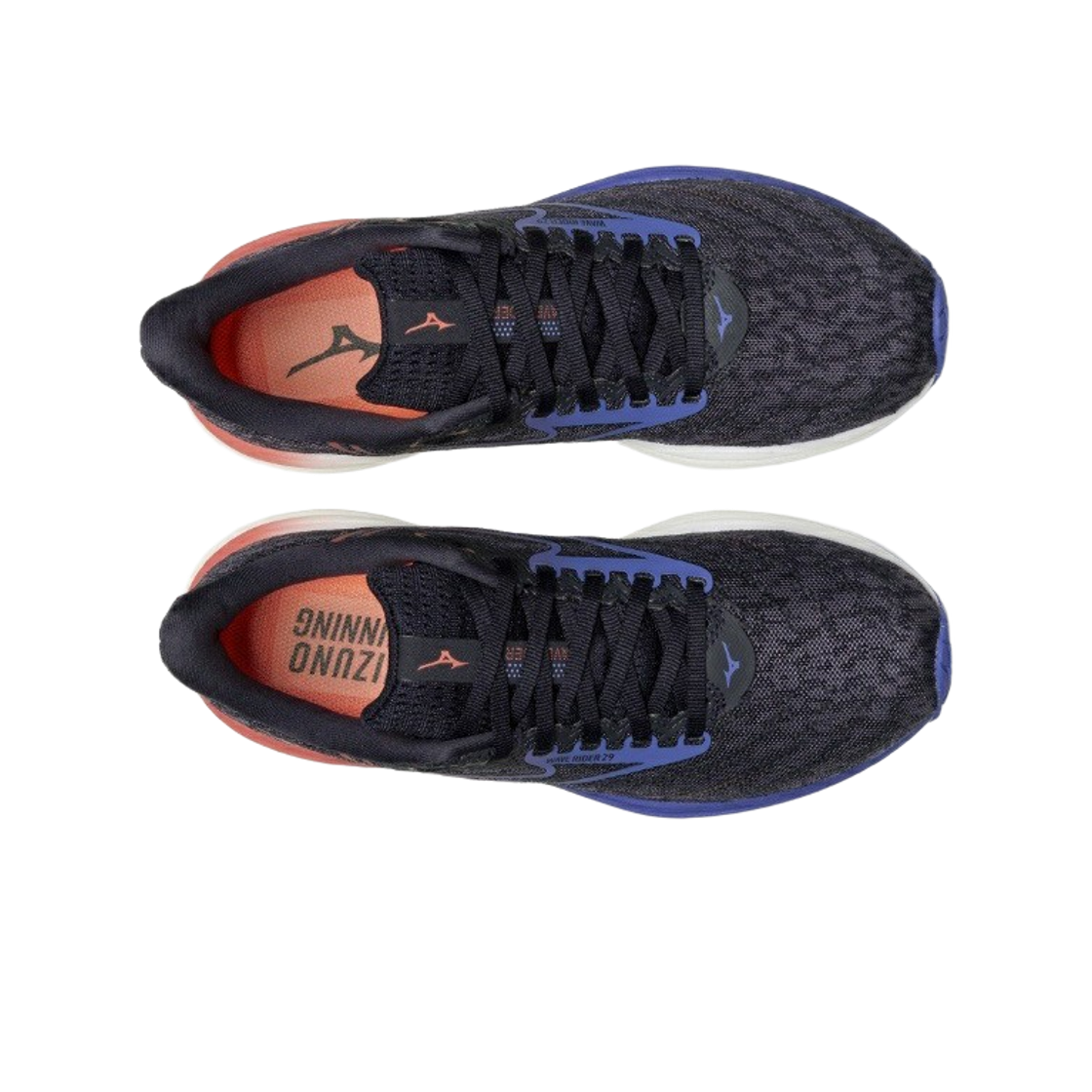 (W) 미즈노 웨이브 라이더 29 다크 네이비 퍼플((W) Mizuno Wave Rider 29 Dark Navy Purple) - 2
