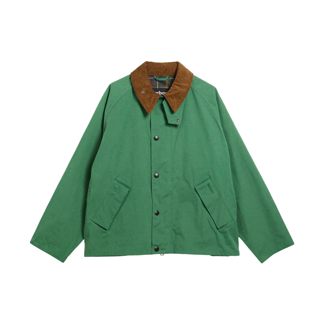 MCA0931GN71 Barbour Transport Oversized Casual Jacket Racing Green