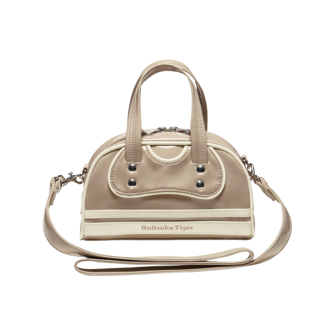 3182A046-020 Onitsuka Tiger Small Shoulder Bag Light Beige
