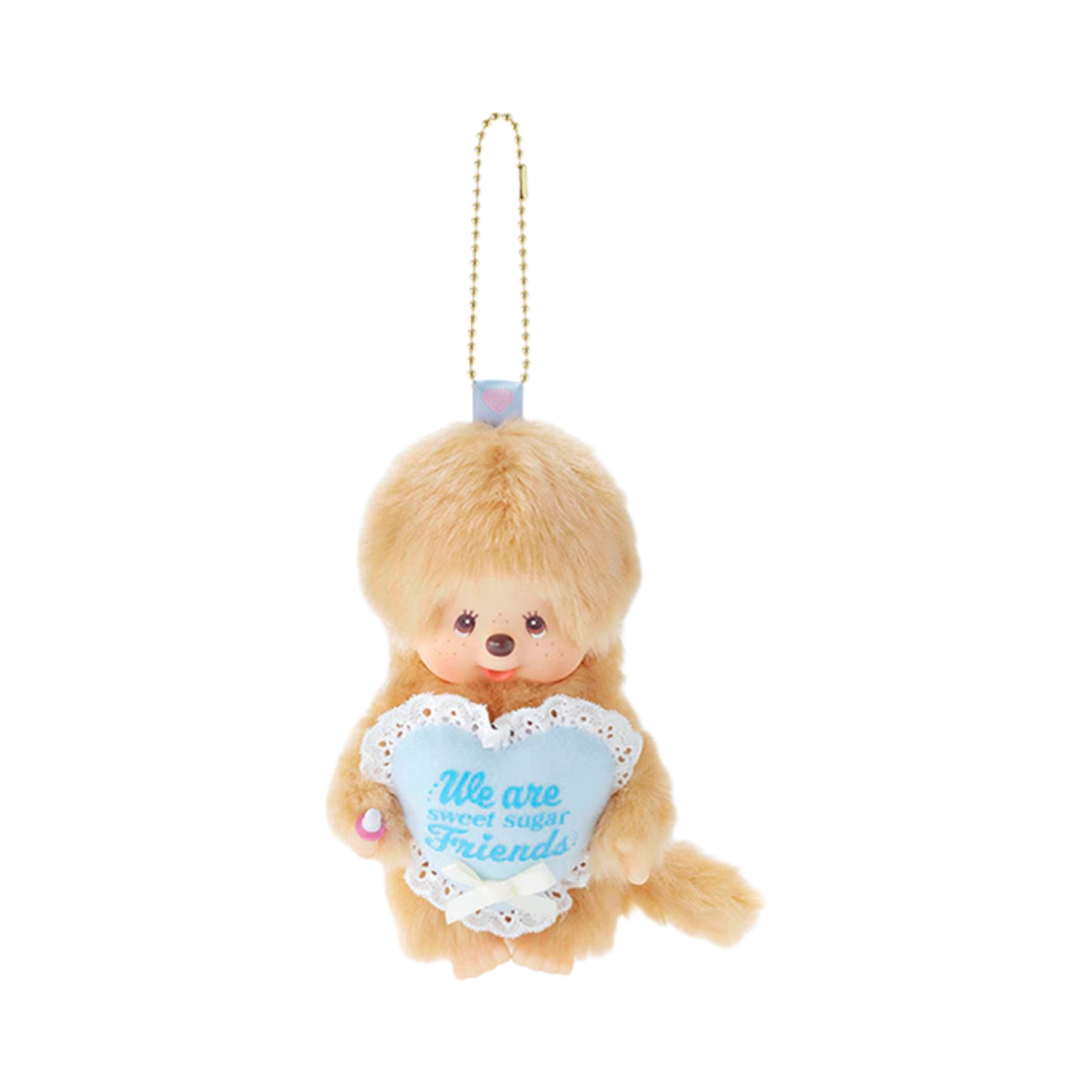 - Monchhichi Sweet Sugar Keychain Beige