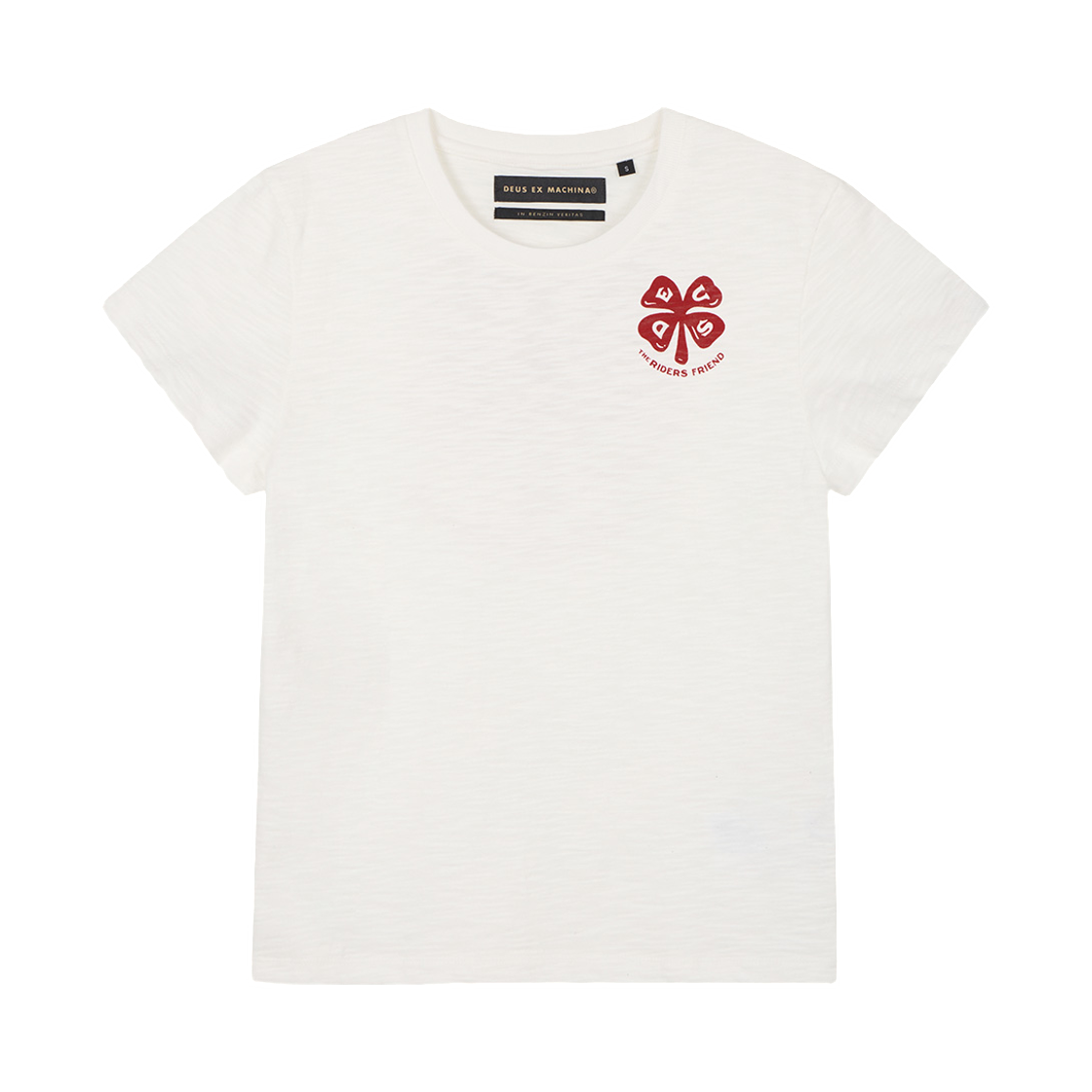 (W) 데우스 엑스 마키나 럭키 샷 티셔츠 화이트((W) Deus Ex Machina Lucky Shot T-Shirt White) - 2