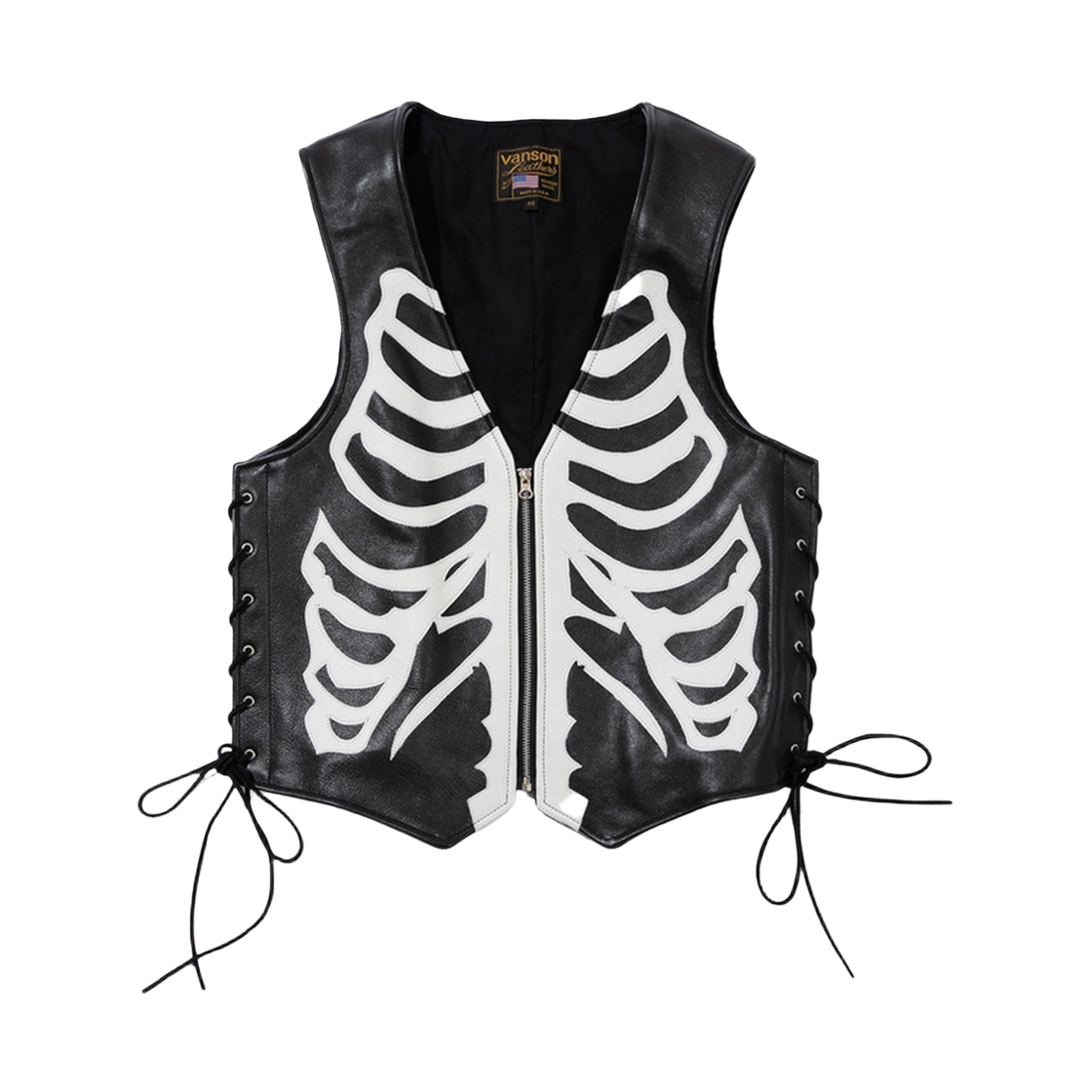 Bones Vest Vanson Leathers Bones Vest