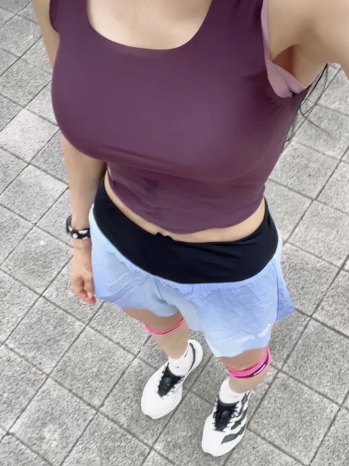 Atlas COLLECTIF Aeria Ultra WMNS Race Shorts BU 착용 스타일 - 2
