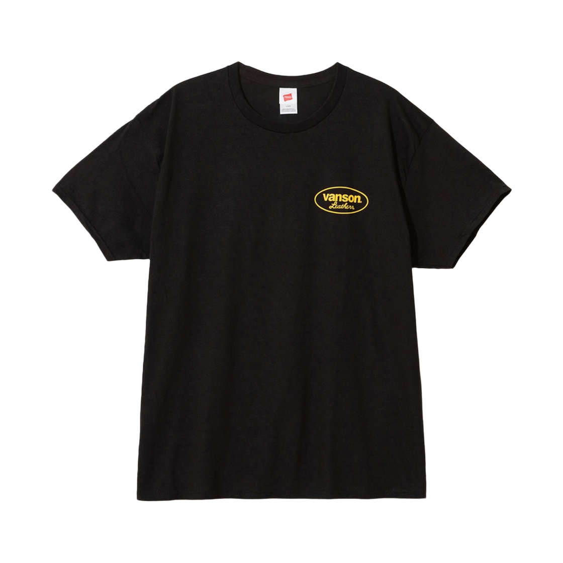 벤슨 레더 컴페티션 오발 티셔츠 / 블랙 & 옐로우(Vanson Leathers Competition Ovals T-Shirt / Black & Yellow)