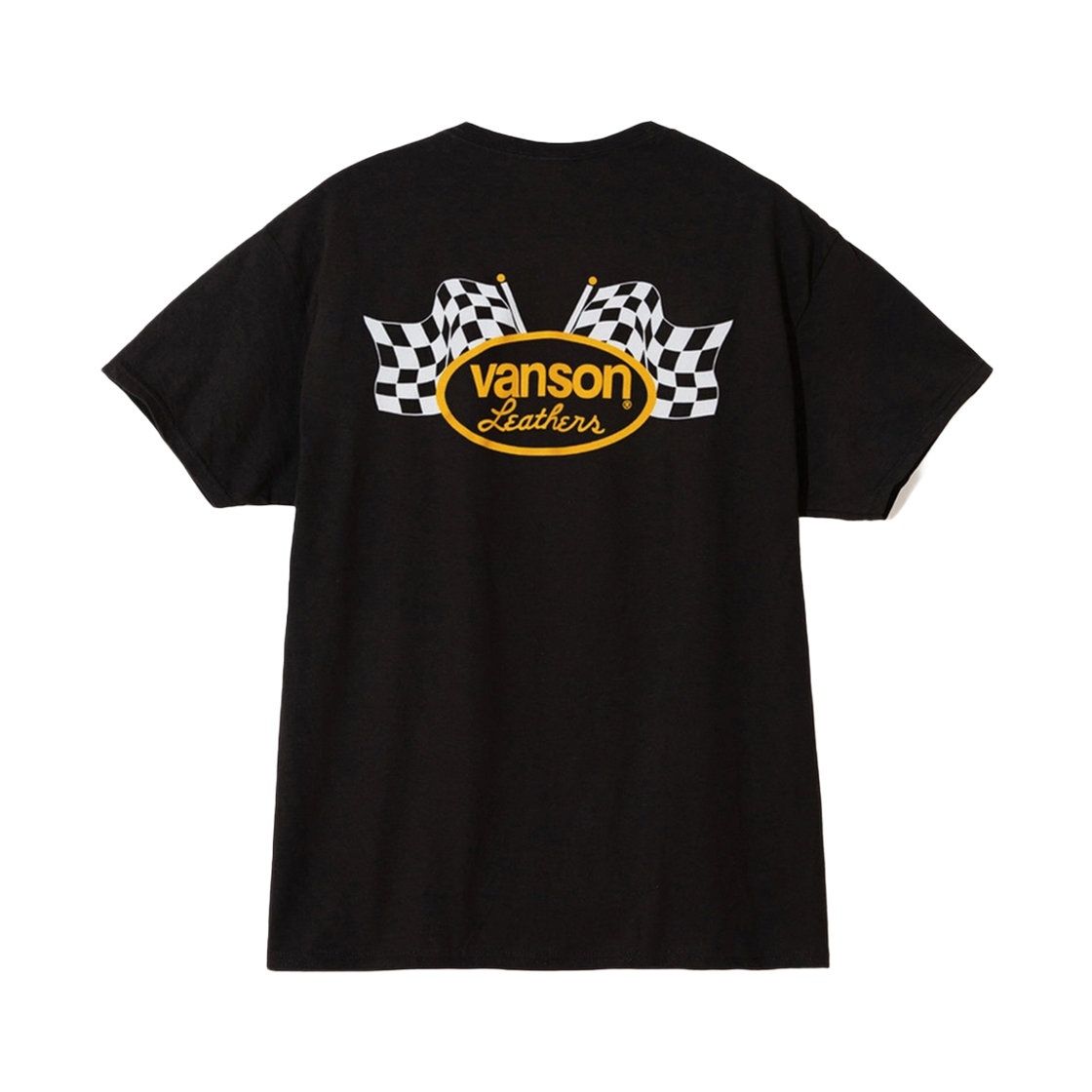 벤슨 레더 체커드 플레그 티셔츠 / 블랙(Vanson Leathers Checkered Flags T-Shirt / Black) - 2
