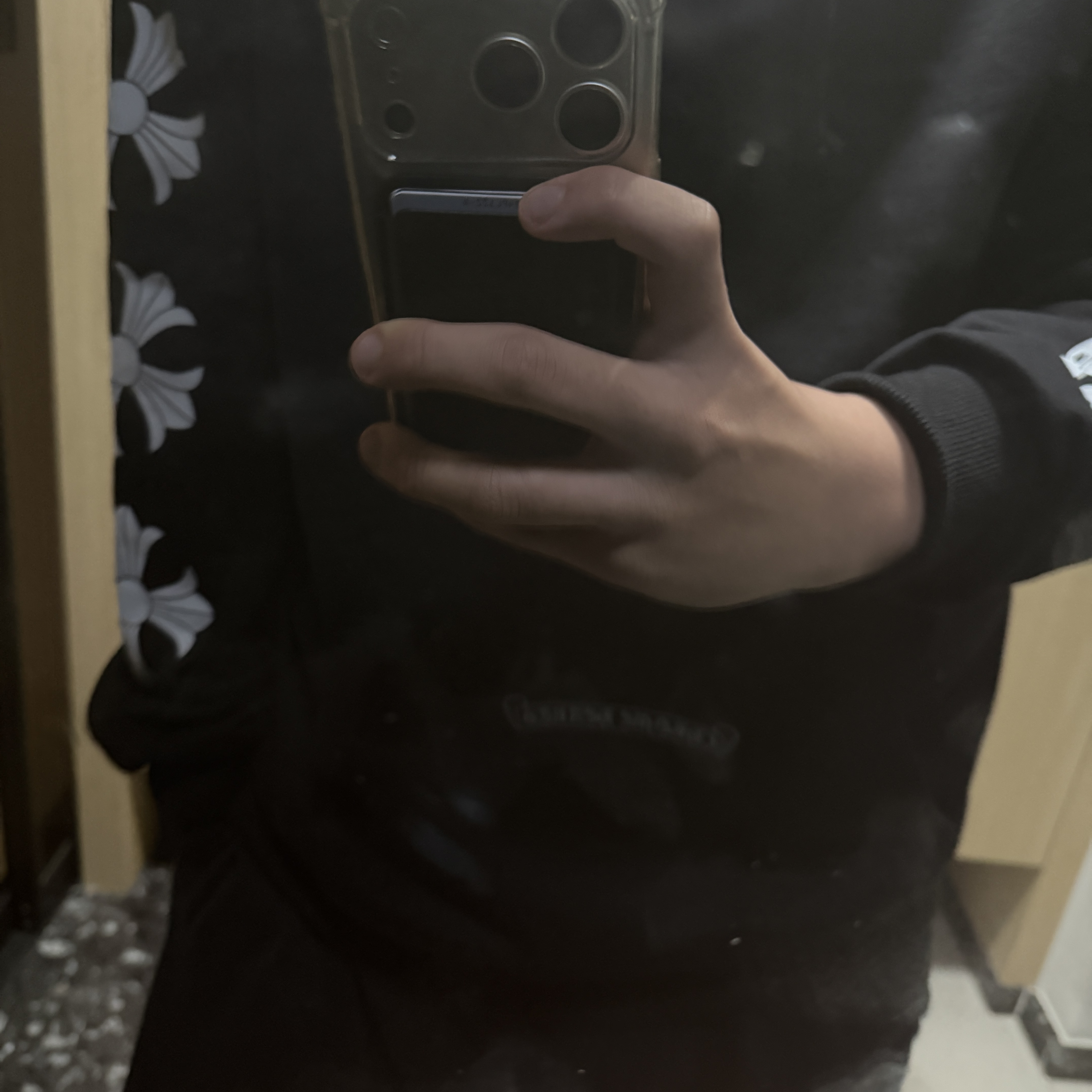 Chrome Hearts x Drake Certified Lover Boy Hoodie Black - Miami Exclusive 착용 스타일