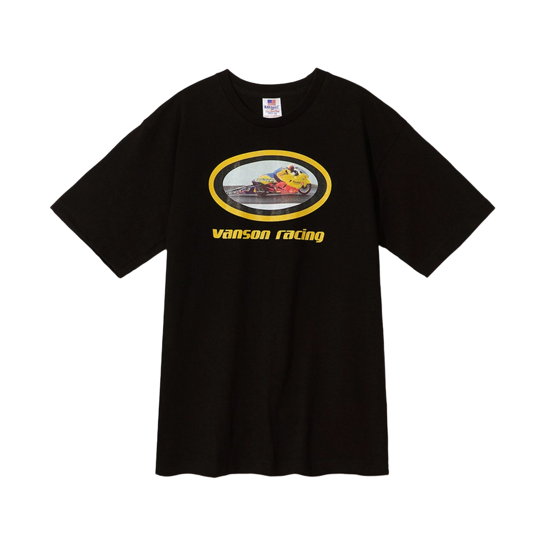 벤슨 레더 페이머스 데이브 슐츠 레이스 티셔츠(Vanson Leathers Famous Dave Shultz Race Tee)